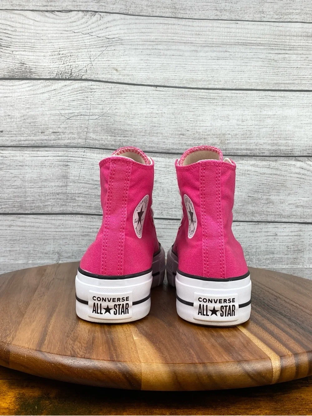 Converse Chuck Taylor All Star Lift Platform High Astral Pink A05663F Womens 7.5